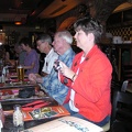 Dick Arnold, Gene Goodrick and daughter Christy Lehenbauer at dinner in Frankie &amp; Benny's
