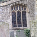 384th Stained glass window from the outside.JPG