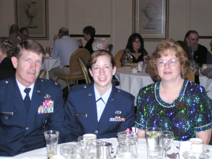 Frank, Emily and Carol Alfter at Banquet