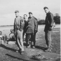 Coon, Francis, and Cook sweating it out 1944.jpg