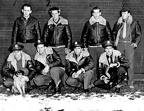 Howard Cole with crew &amp; dog