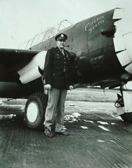 COL DALE O SMITH with A-35 41-31379 FILLETTE YVETTE.
