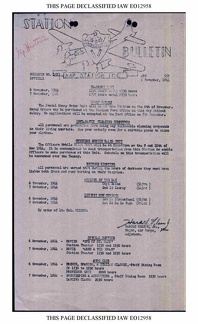 Station Bulletin# 155 5 NOVEMBER 1944