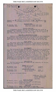 Station Bulletin# 15,  30 JANUARY 1945