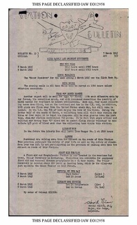 Station Bulletin# 33, 7 MARCH 1945 Page 1