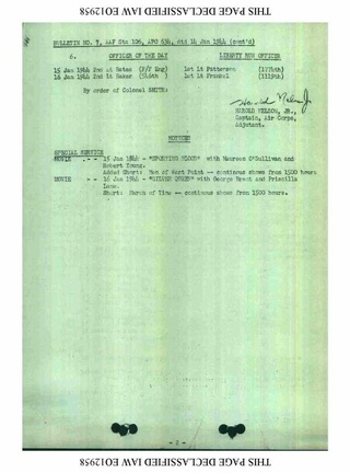 Station Bulletin# 7, 14 JANUARY 1944 Page 2