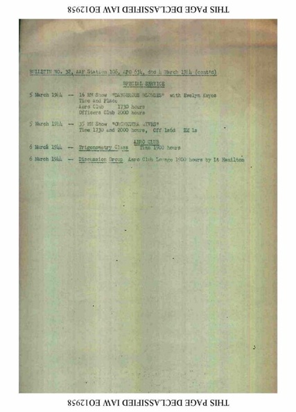 Station Bulletin# 32, 4 MARCH 1944 Page 2