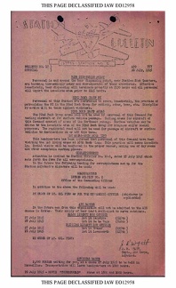 BULLETIN# 17, 26 JULY 1945