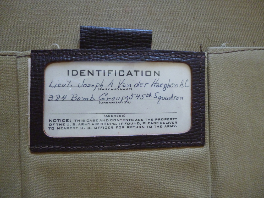 Identification Card in Pilot's Briefcase