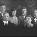 Peaslee Family photo circa 1915; Budd at upper left.