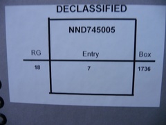 Box 1736 Declass Label