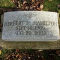 Hamilton Grave marker