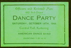 Kettering Dance Party, 14 October 1944, front