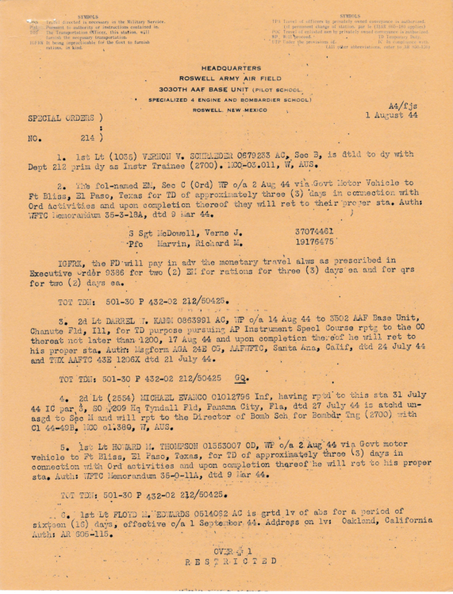 Roswell AAF SO #214, 1 AUG 44 pg 1 of 10.png