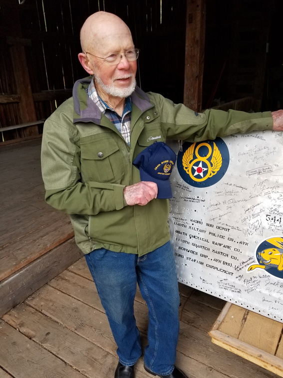 Ted Admiring the Wing Panel