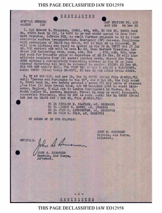 SO 112 24 DECEMBER 1945