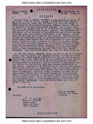 SO 096 01 DECEMBER 1945 EXTRACT