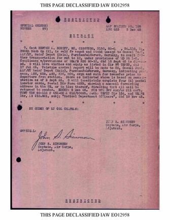 SO 097 03 DECEMBER 1945 EXTRACT