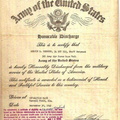 Melvin Hedrick Honorable Discharge