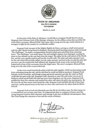 Governor letter