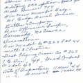 Record of Service, Handwritten
