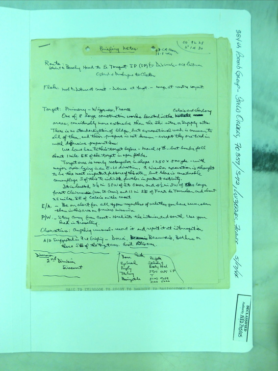 1944-05-17 Mission Plan 1723-02-002