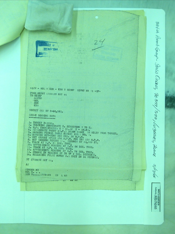 1944-05-17 Mission Plan 1723-02-011