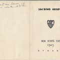 1943 NEW YEARS INVITATION PAGE 1 OF 2
