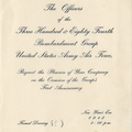 1943 NEW YEARS INVITATION PAGE 2 OF 2