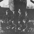 Unidentified crew in front of a B-17F
