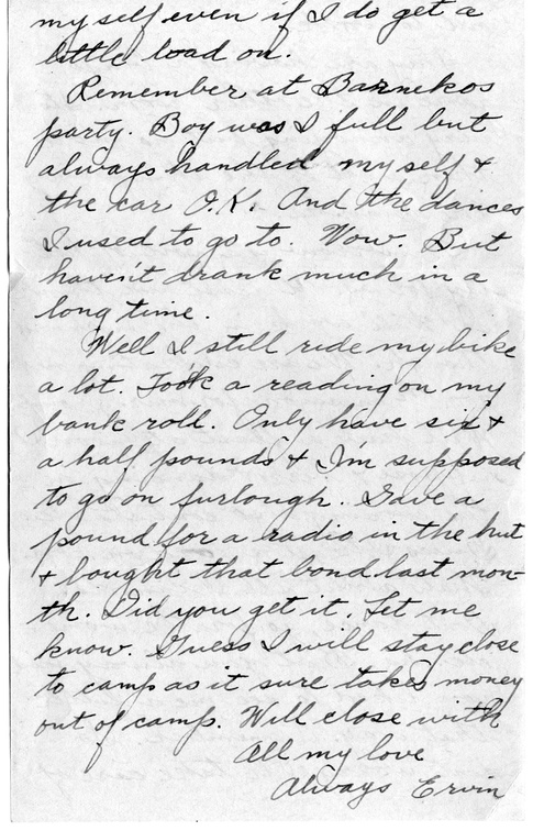 22 September 1944 Letter page 4