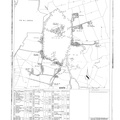 1:2500 scale map of communal and work sites, Grafton Underwood, August 1944