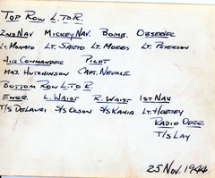 25 Nov 1944 Neville Crew