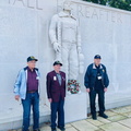 Junket XI -- Madingley -- 384th vets and wall of the missing