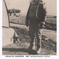 Phil Chaperon in flight uniform