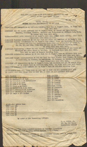 545th Bomb Squadron Training Schedule, 11 May 1944.jpg