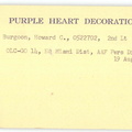 1943-06-26 BURGOON, HOWARD C OFFICER SN-OLC NOTED