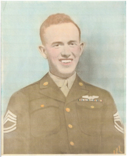 Charles Harris Eyre TSgt USAAF portrait NEW