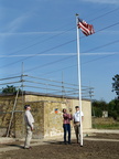 First Flag Raised Since 1945