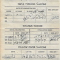 1942-1945 Immunization Register, SHOT RECORD-1