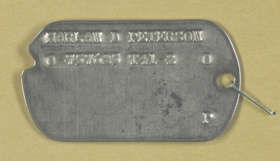 Harlan D. Peterson, ID Tag
