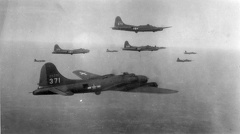 B-17s in Flight