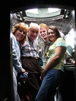 Bill Wilkens and Friends, in &quot;Sally B&quot; Cockpit