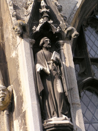 Huntingdon Church figure.