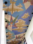 The ceiling inside the chapel, done with colored tiles.JPG