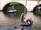Punting on the River Cam.  The city of Cambridge got its name from the bridges on the River Cam.JPG