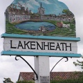 Lakenheath village sign.  Most villages and towns had signs like this that indicated the flavor of the area.JPG