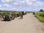 John's friend's of the Military Vehicle Trust line up.