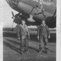 Left to right: S/Sgt Alfred G. Clayton and Sgt Winston Riley with the Salvage Queen 546th BS.jpg