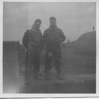 Left to right: James E. Blake and Keith G. Isley, 546th BS.jpg